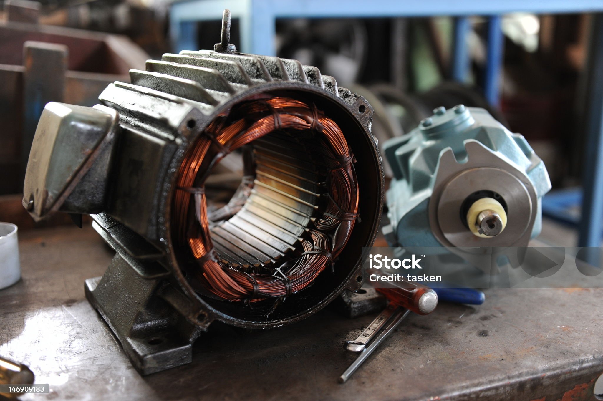 Motors packaged for delivery