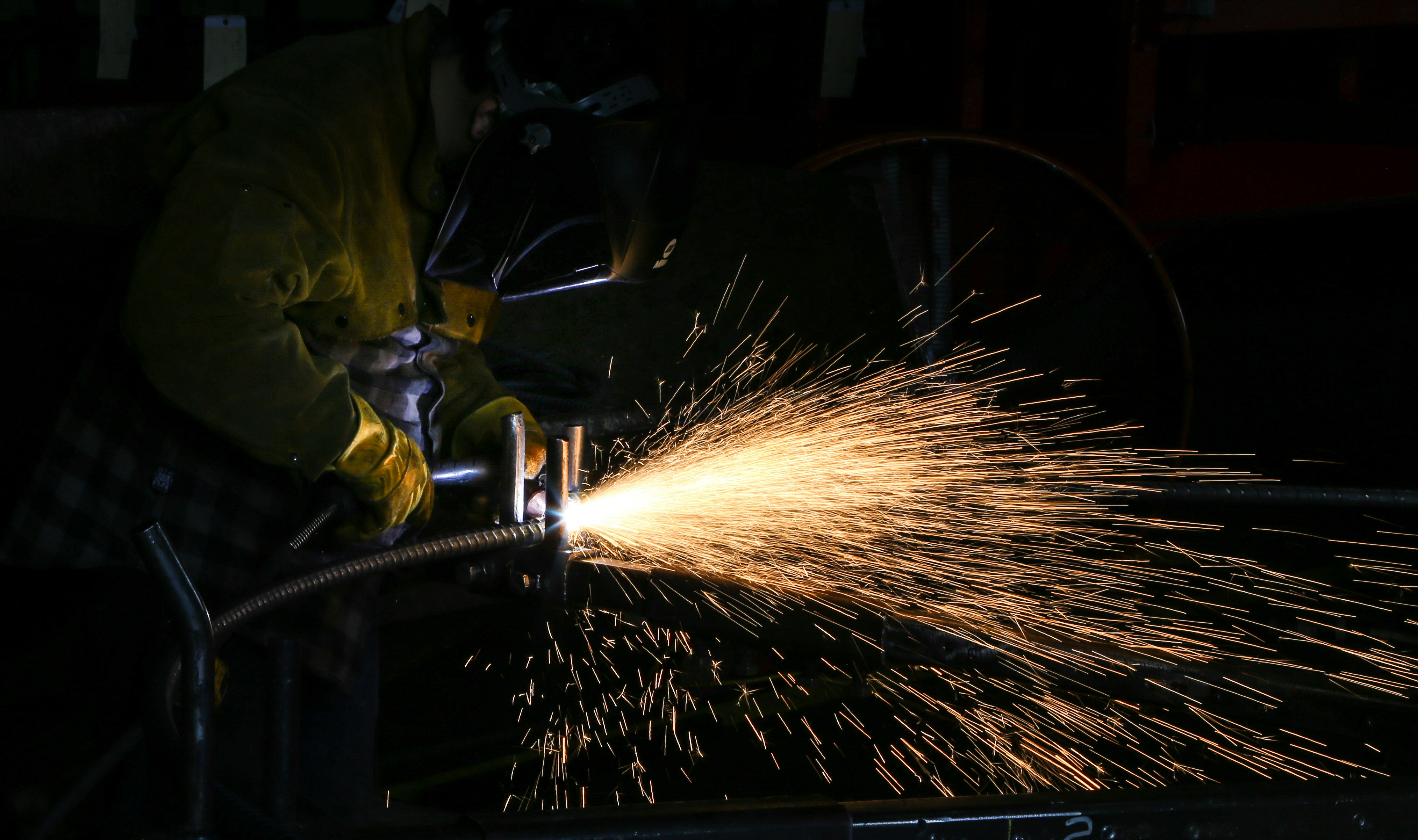 Professional welder at RSV Engineering